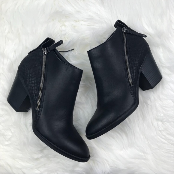 dv jameson double zip booties